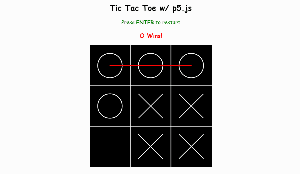 SuperBasic TicTacToe (HumanVsHuman)