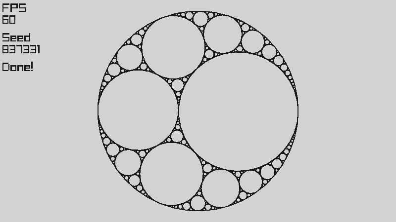 Apollonian Gasket in C