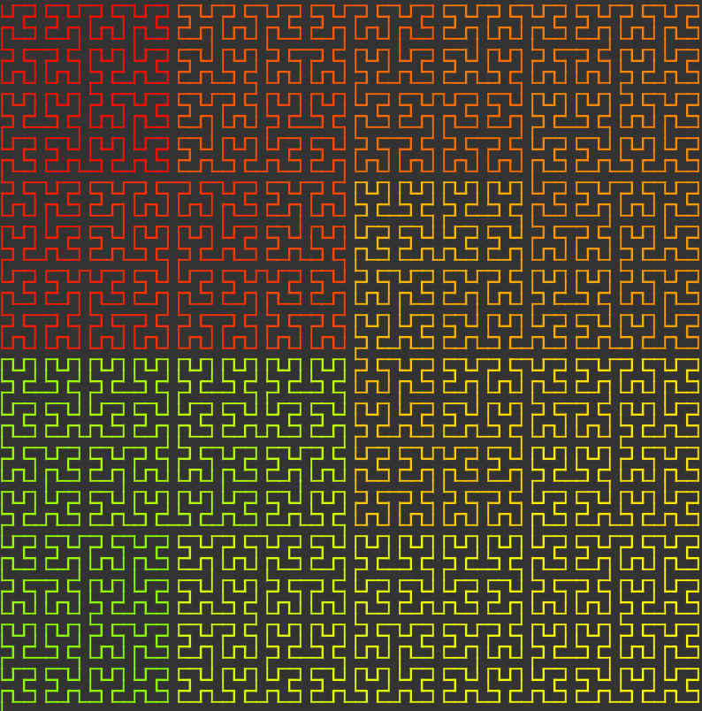 Hilbert Curve with p5.js