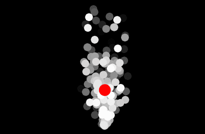 "Simple Particle System with Array Functions" code example